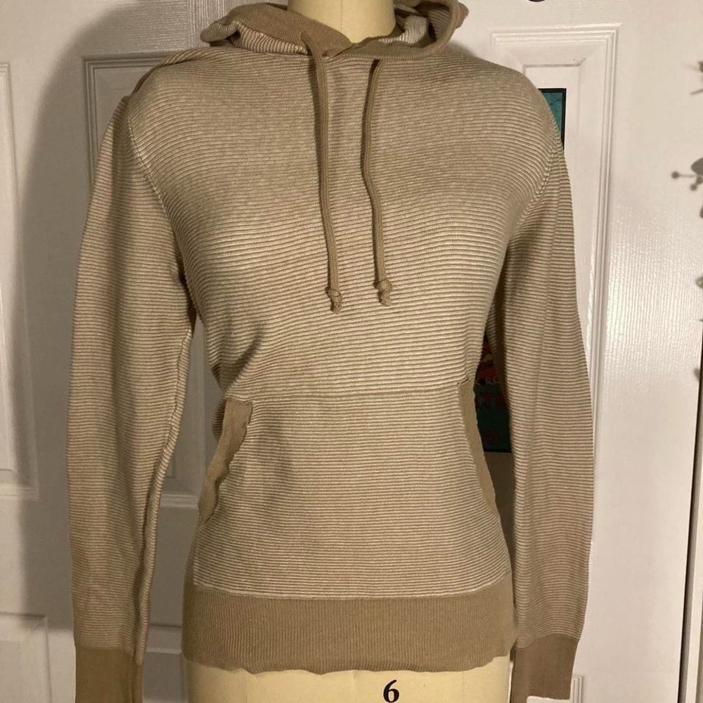 Old Navy Beige Striped Pullover - image 1